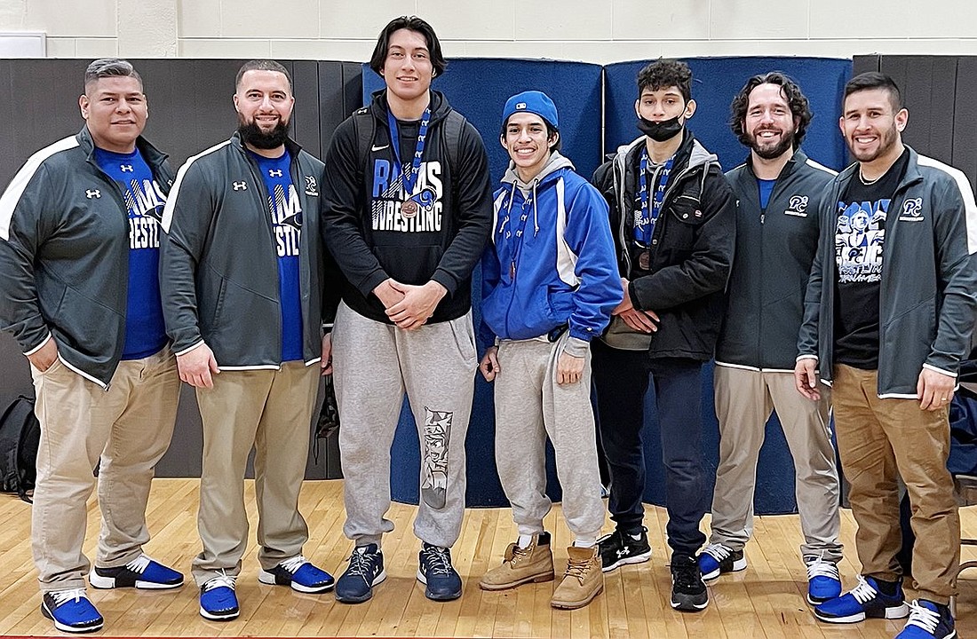 Trio of senior Ram wrestlers finish third, fourth & fifth in Sectional championships, make All-Section team 