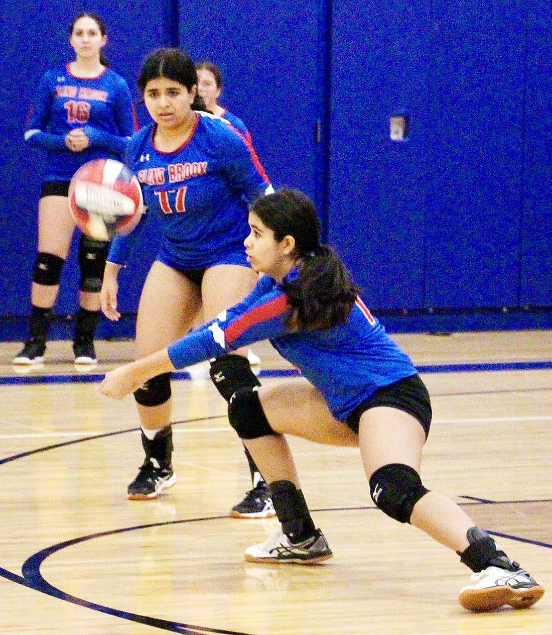 B.B. volleyball wins first game in their run for sectional finals 