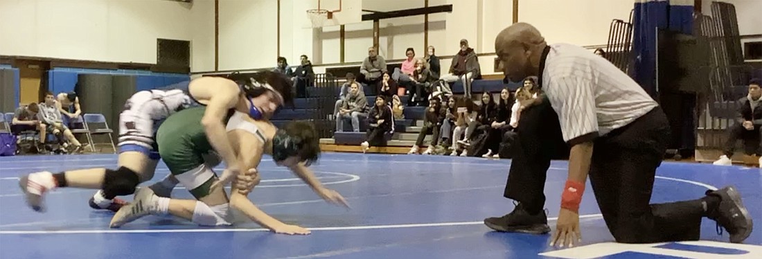 Wrestling Rams rebound to beat Pleasantville 