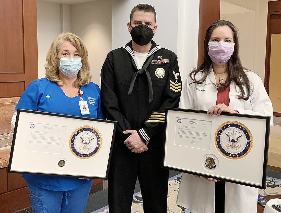 U.S. Navy honors physician for treating COVID long-haulers  