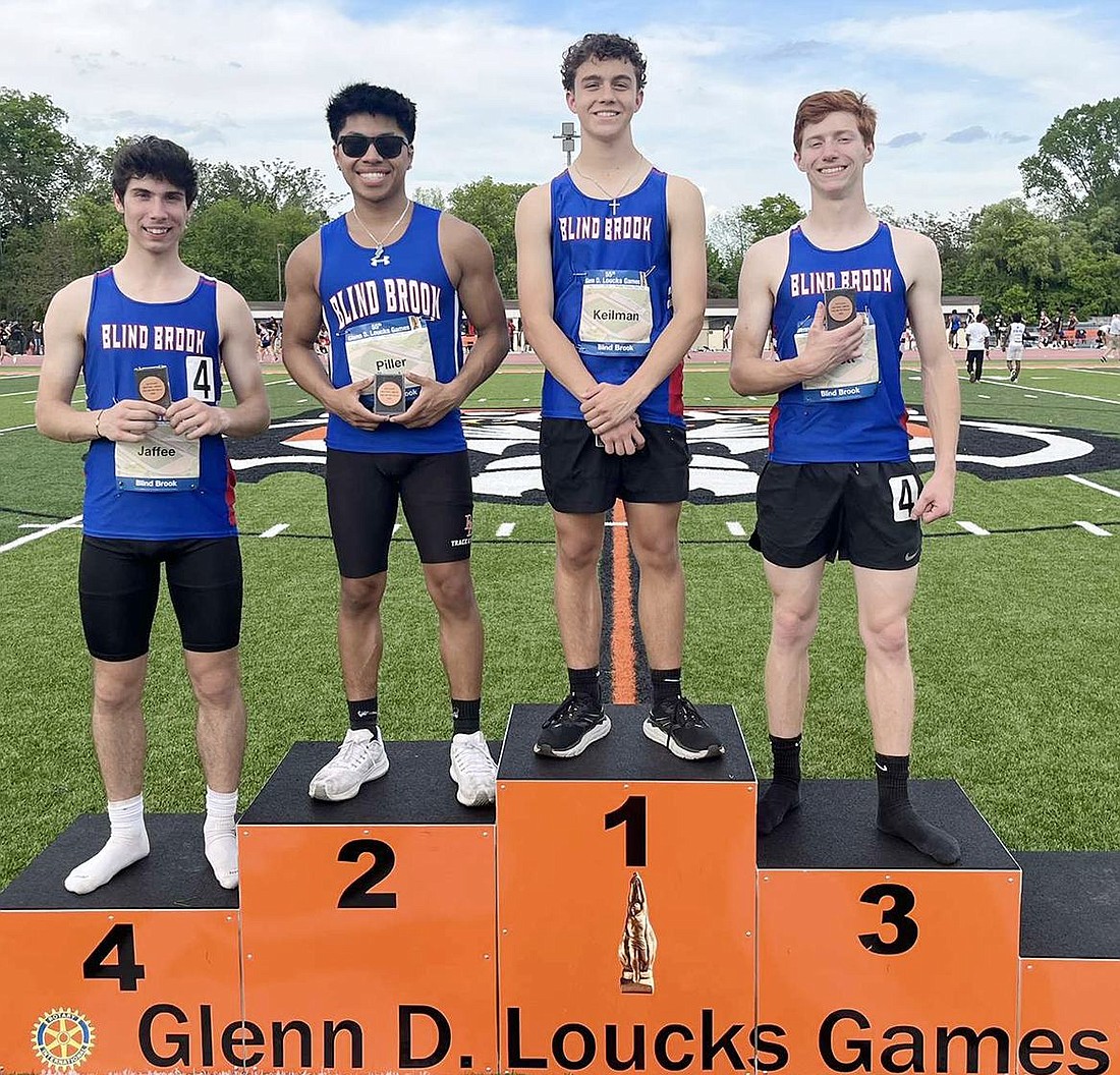 B.B. relay team places third in 55th annual Loucks Games 