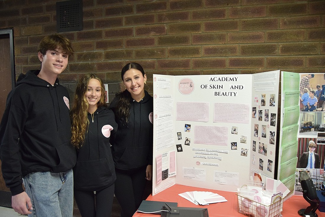 Blind Brook seniors showcase  their end-of-year internships 